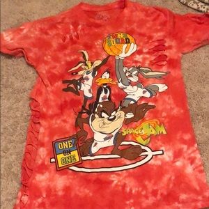 Space Jam Distressed Shirt